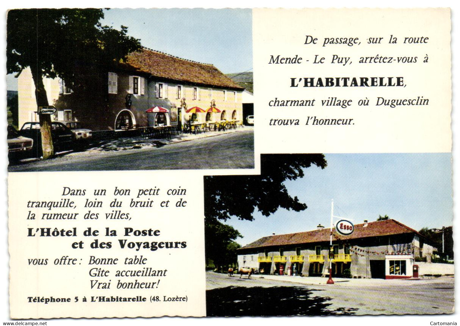 L'Habitarelle Près De Châteauneuf-de-Randon - Hôtel De La Poste - Chateauneuf De Randon