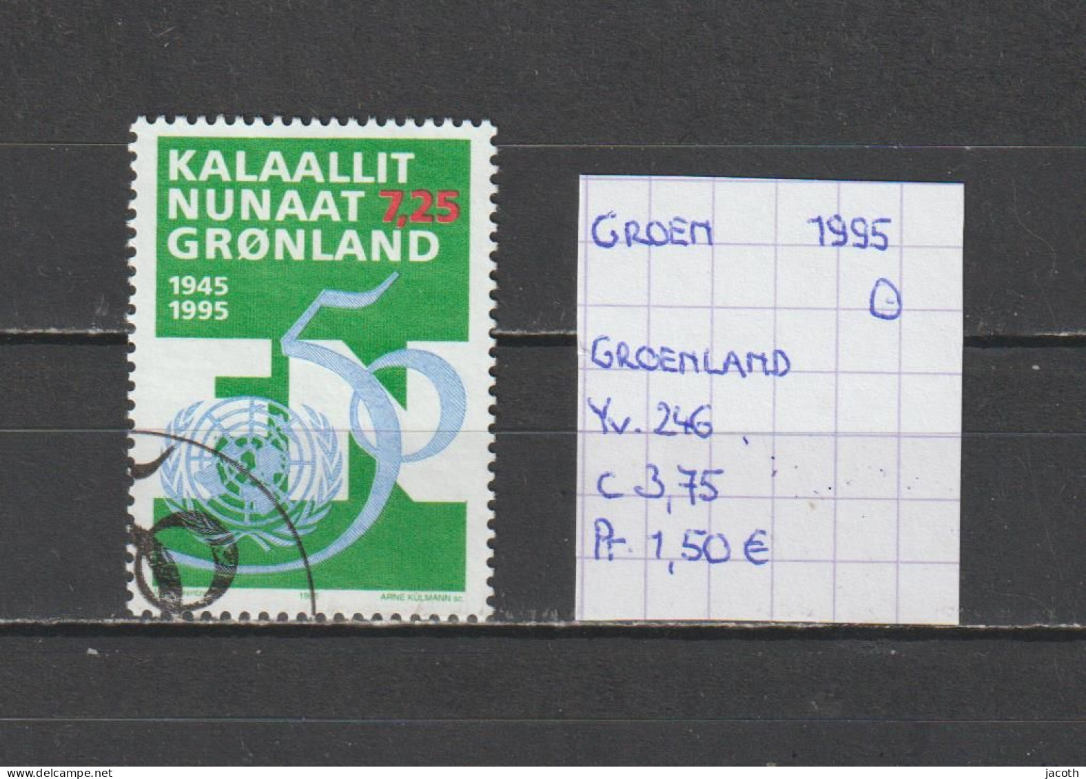(TJ) Groenland 1995 - YT 246 (gest./obl./used) - Usati