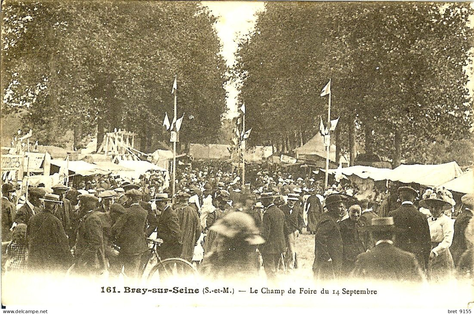 77 BRAY SUR SEINE GRAND RASSEMBLEMENT SUR LE CHAMP DE FOIRE DU 14 SEPTEMBRE - Bray Sur Seine