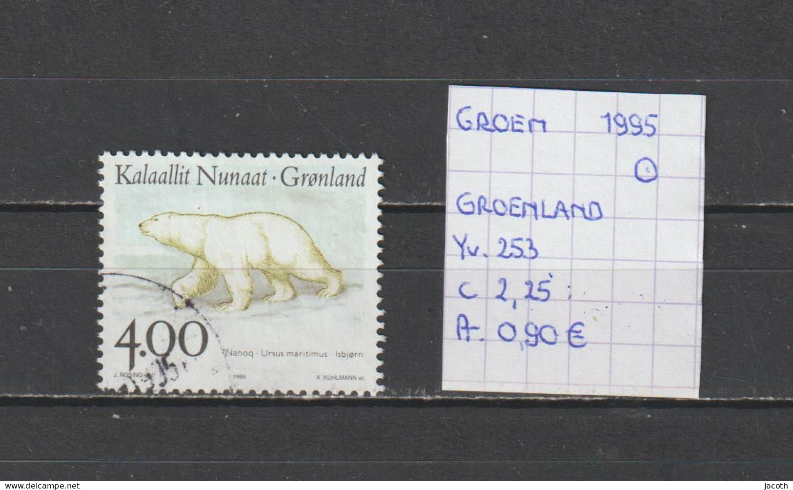 (TJ) Groenland 1995 - YT 253 (gest./obl./used) - Usados