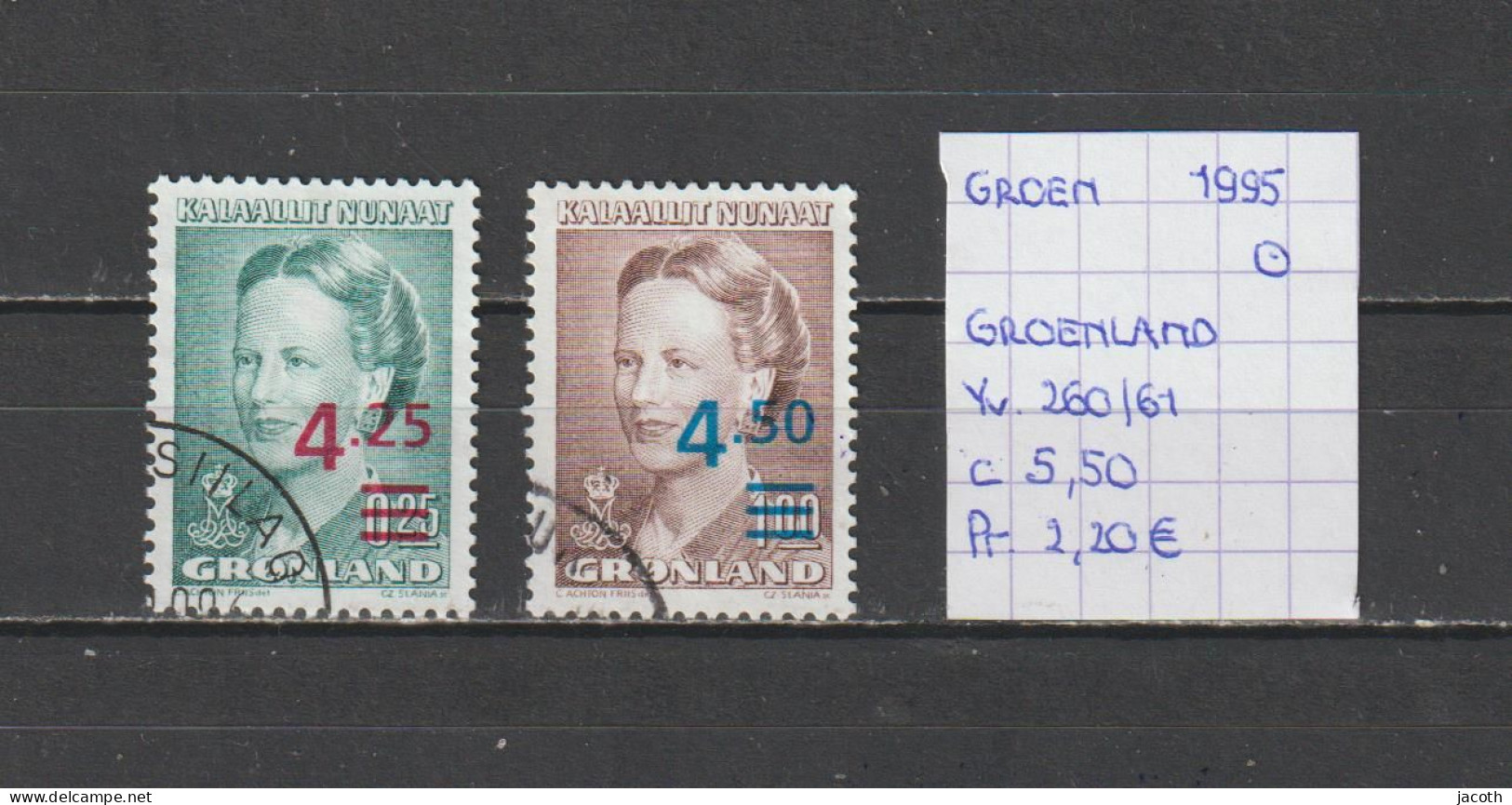 (TJ) Groenland 1995 - YT 260/61 (gest./obl./used) - Gebruikt