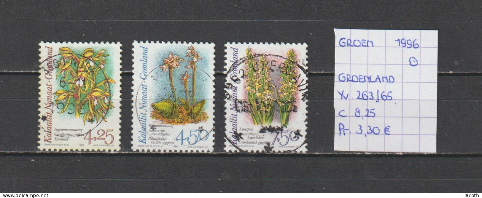 (TJ) Groenland 1996 - YT 263/65 (gest./obl./used) - Used Stamps