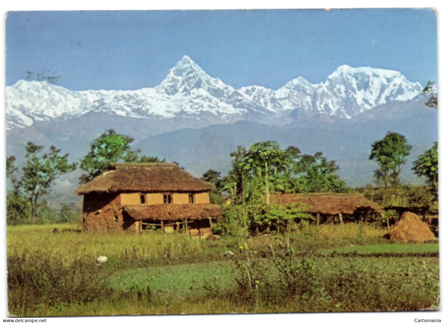 Machpuchare And The Annapurna Range From Pokhara - Nepal