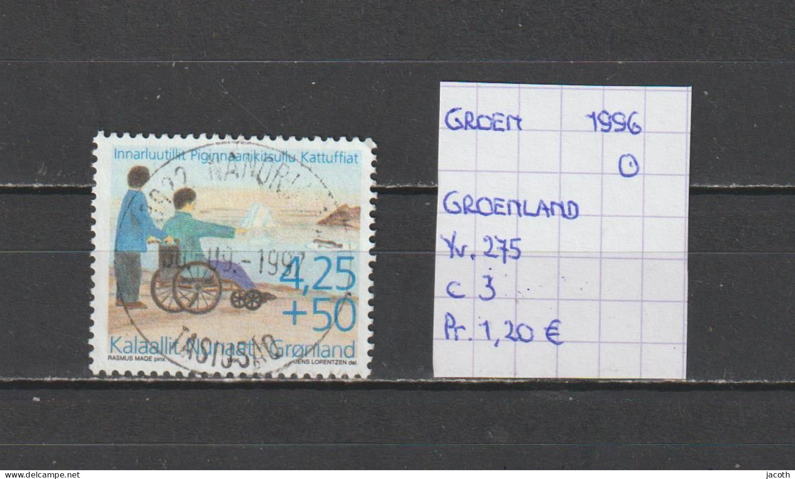 (TJ) Groenland 1996 - YT 275 (gest./obl./used) - Usados