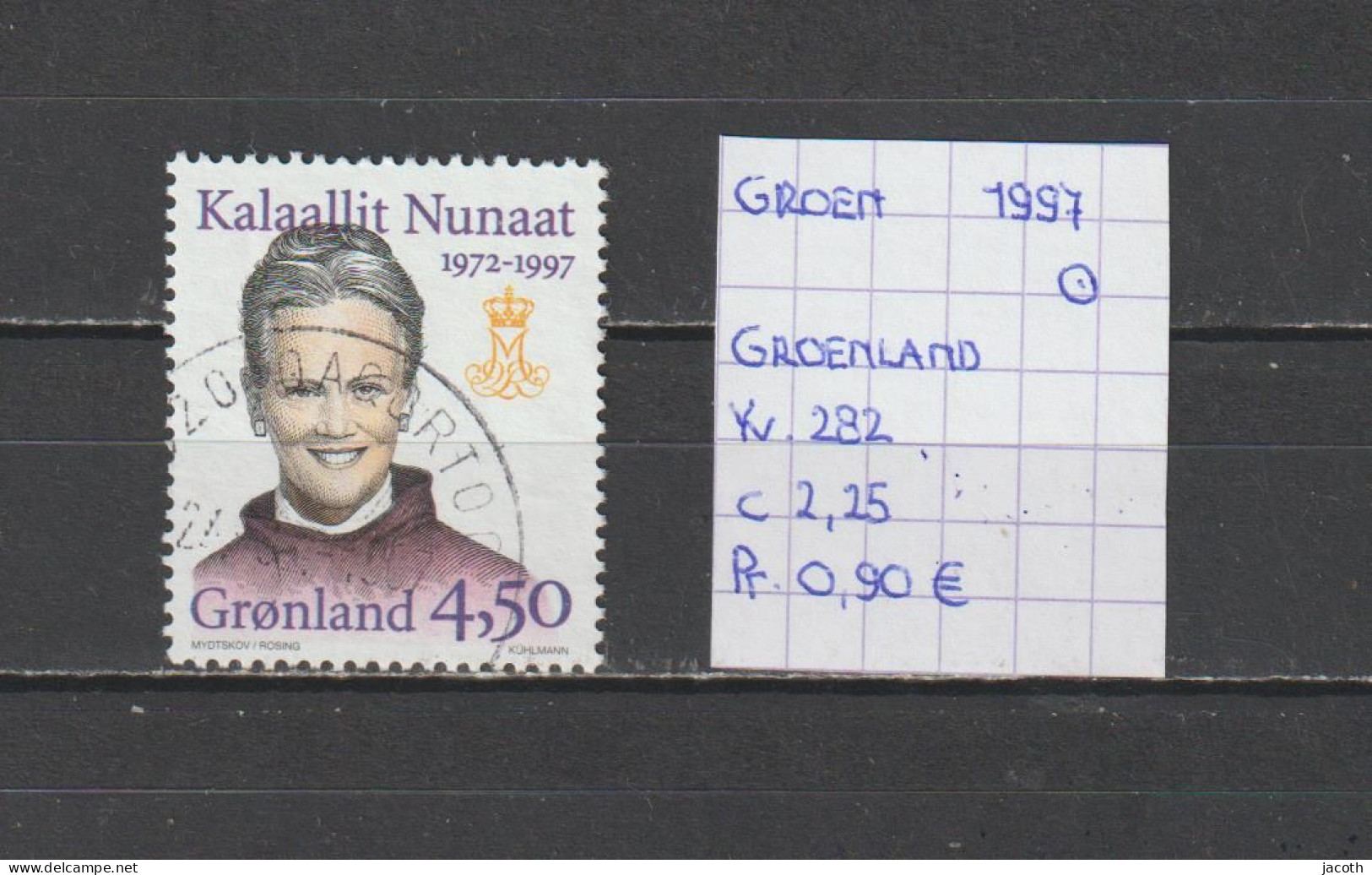 (TJ) Groenland 1997 - YT 282 (gest./obl./used) - Usati