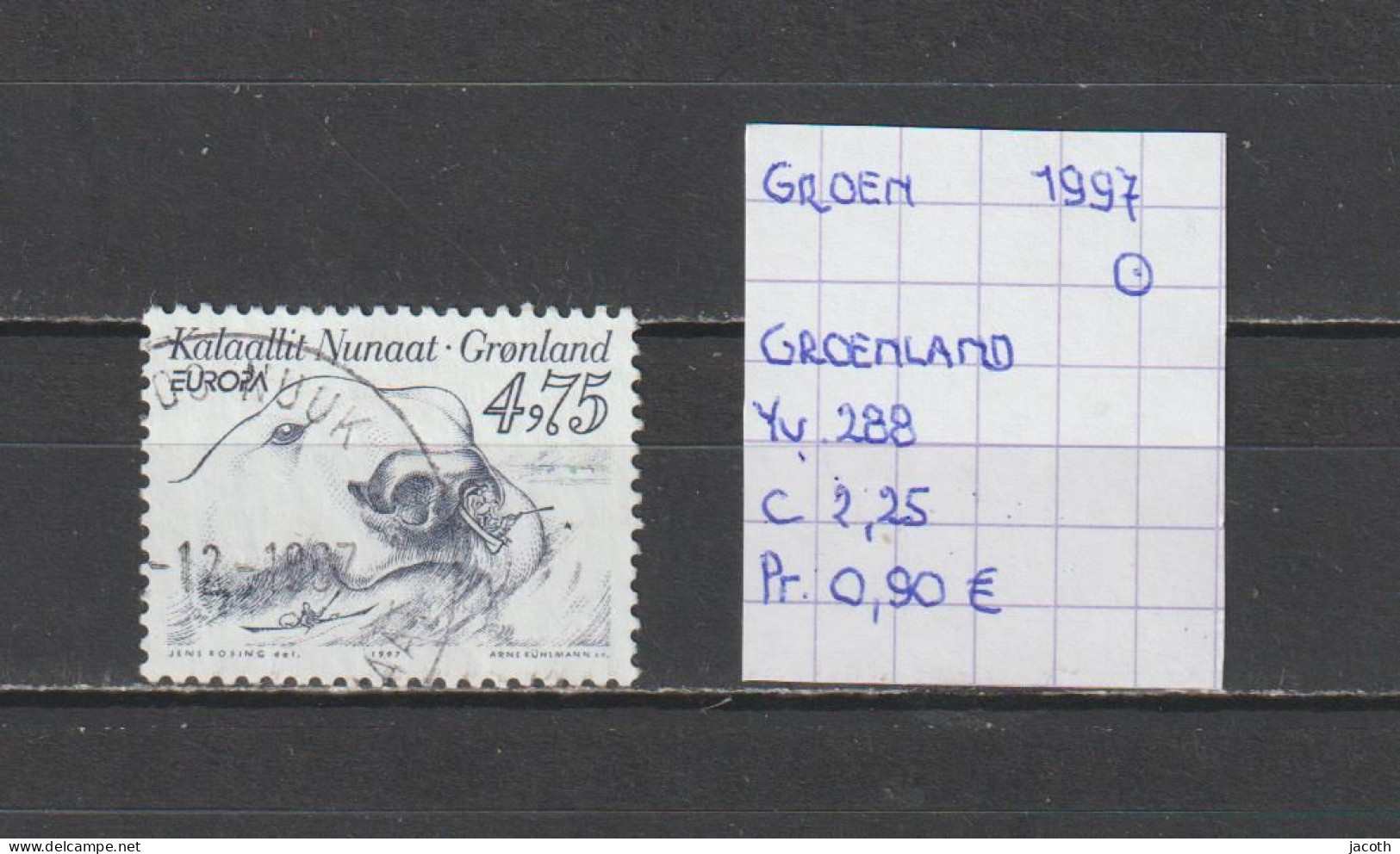 (TJ) Groenland 1997 - YT 288 (gest./obl./used) - Gebruikt