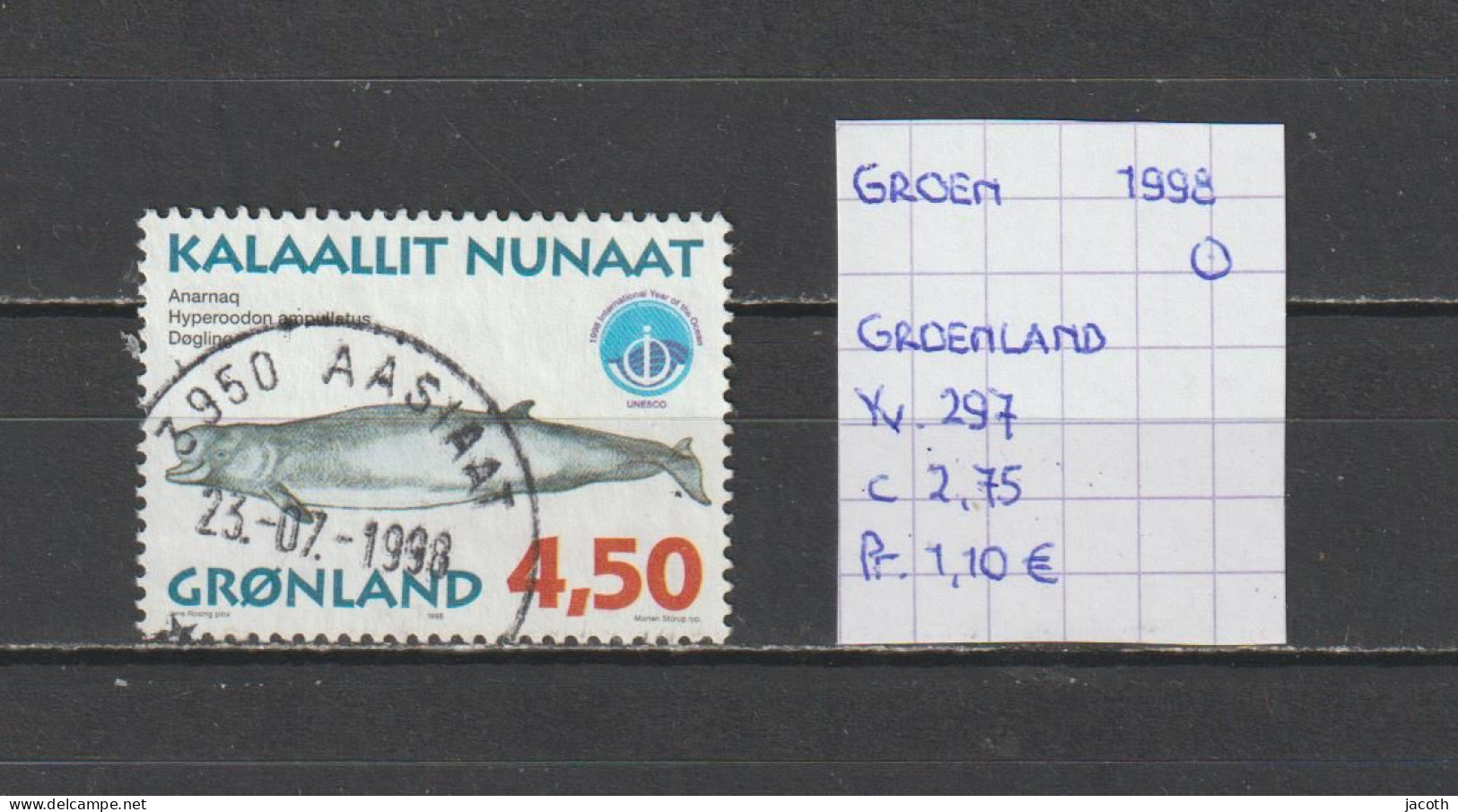 (TJ) Groenland 1998 - YT 297 (gest./obl./used) - Gebraucht