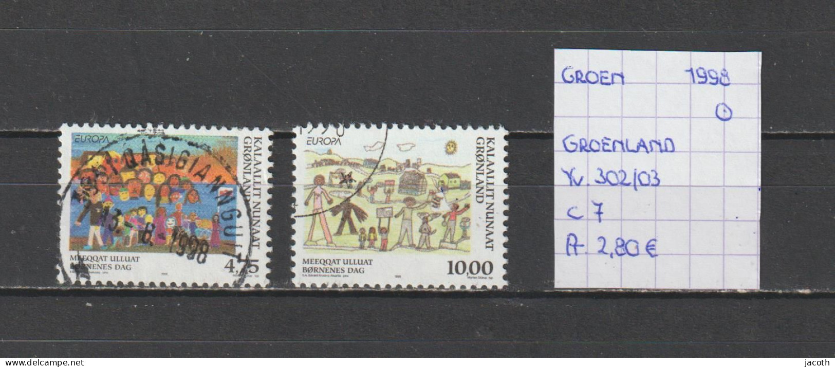 (TJ) Groenland 1998 - YT 302/03 (gest./obl./used) - Oblitérés