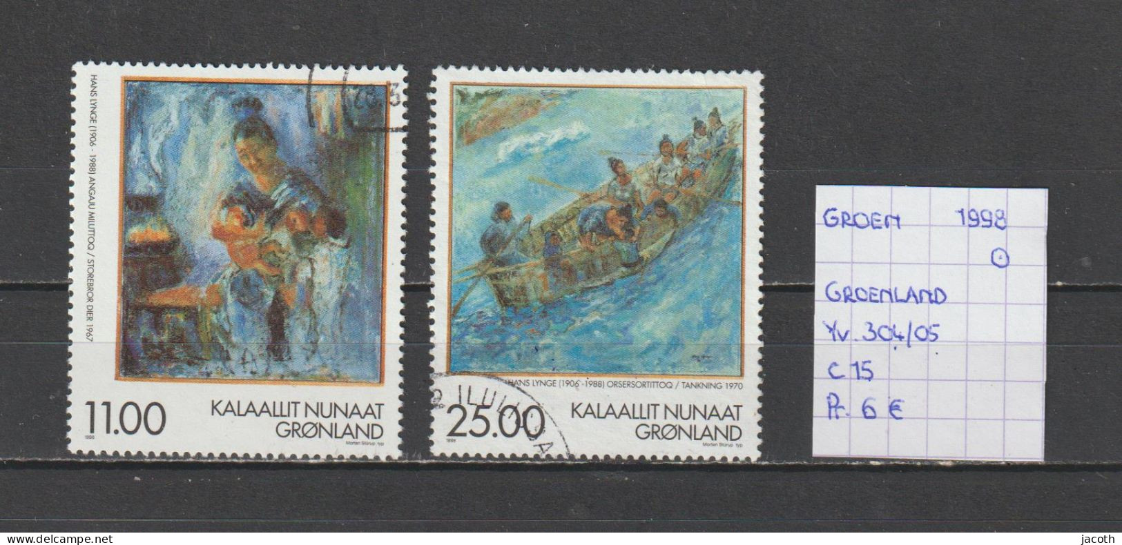 (TJ) Groenland 1998 - YT 304/05 (gest./obl./used) - Gebraucht