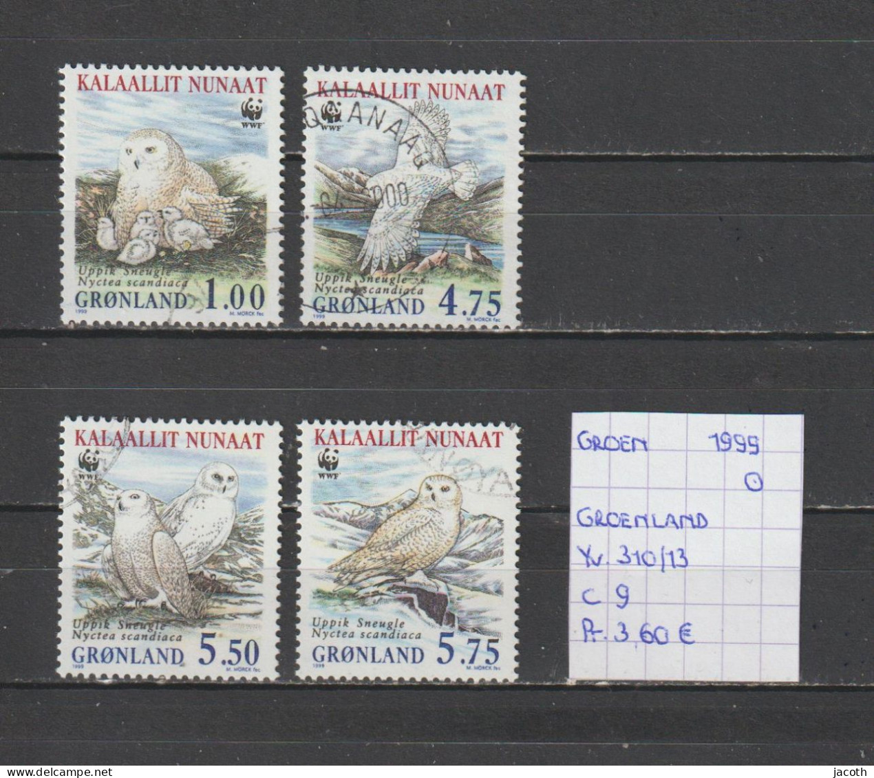 (TJ) Groenland 1999 - YT 310/13 (gest./obl./used) - Used Stamps