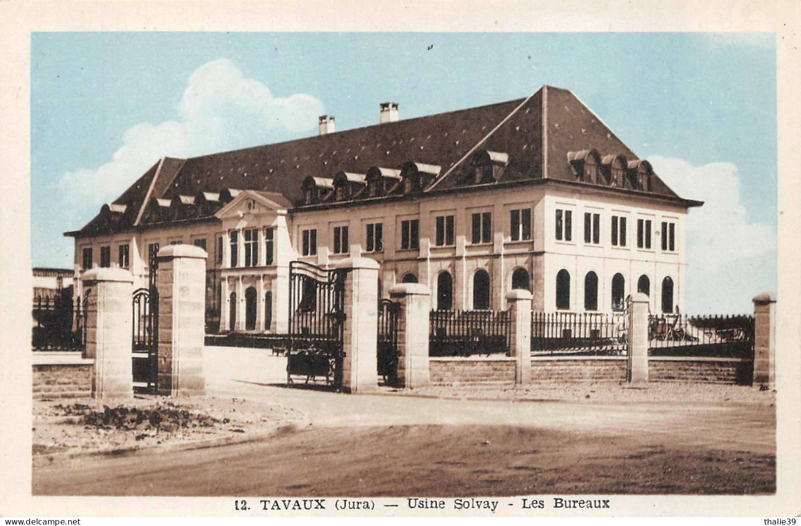 Tavaux Usines Usine Solvay Canton Chemin Près Dole Damparis Abergement La Ronce Choisey - Tavaux