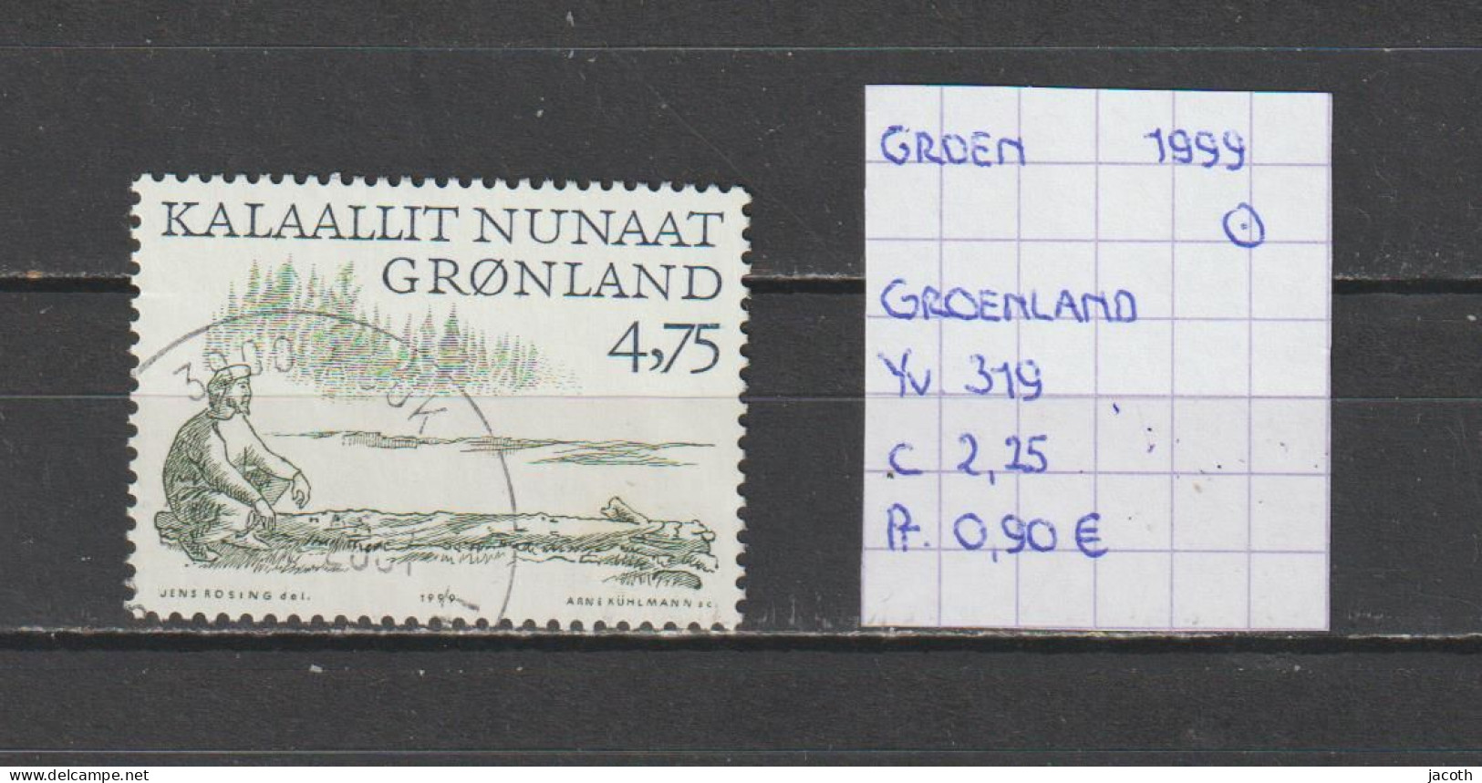 (TJ) Groenland 1999 - YT 319 (gest./obl./used) - Usati