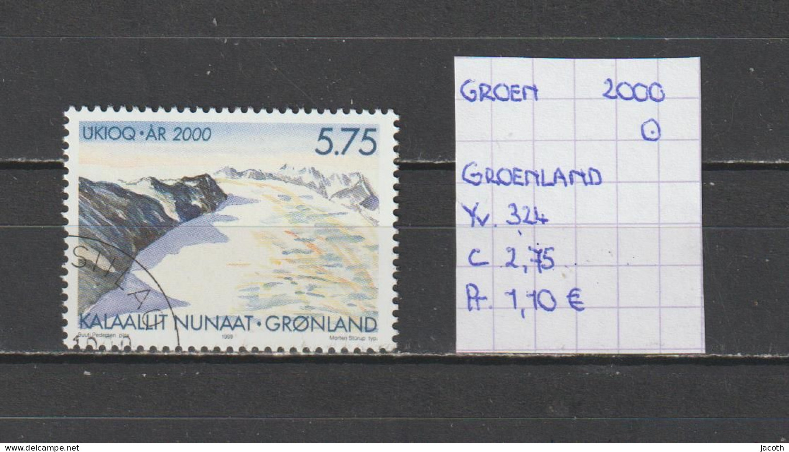 (TJ) Groenland 2000 - YT 324 (gest./obl./used) - Oblitérés