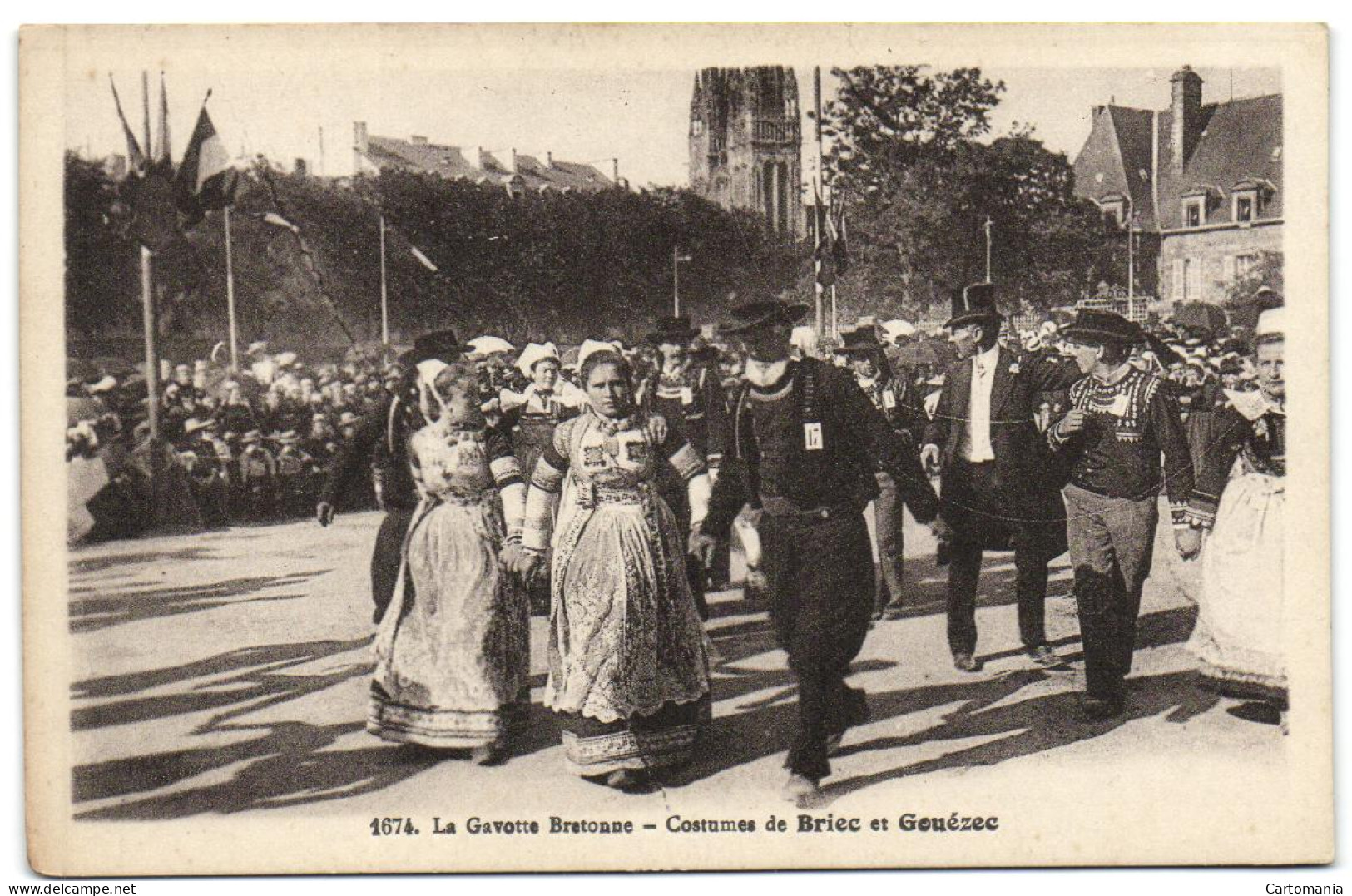 La Gavotte Bretonne - Costumes De Briec Et Gouézec - Gouézec