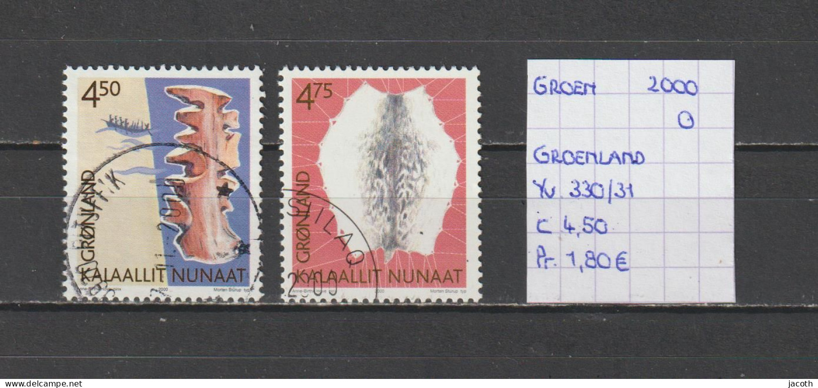 (TJ) Groenland 2000 - YT 330/31 (gest./obl./used) - Gebraucht