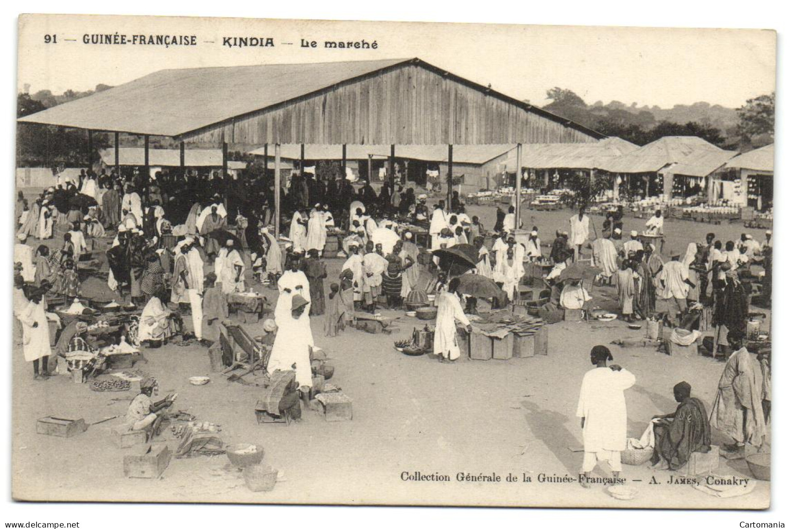 Guinée-Française - Kindia - Le Marché - Guinée Française