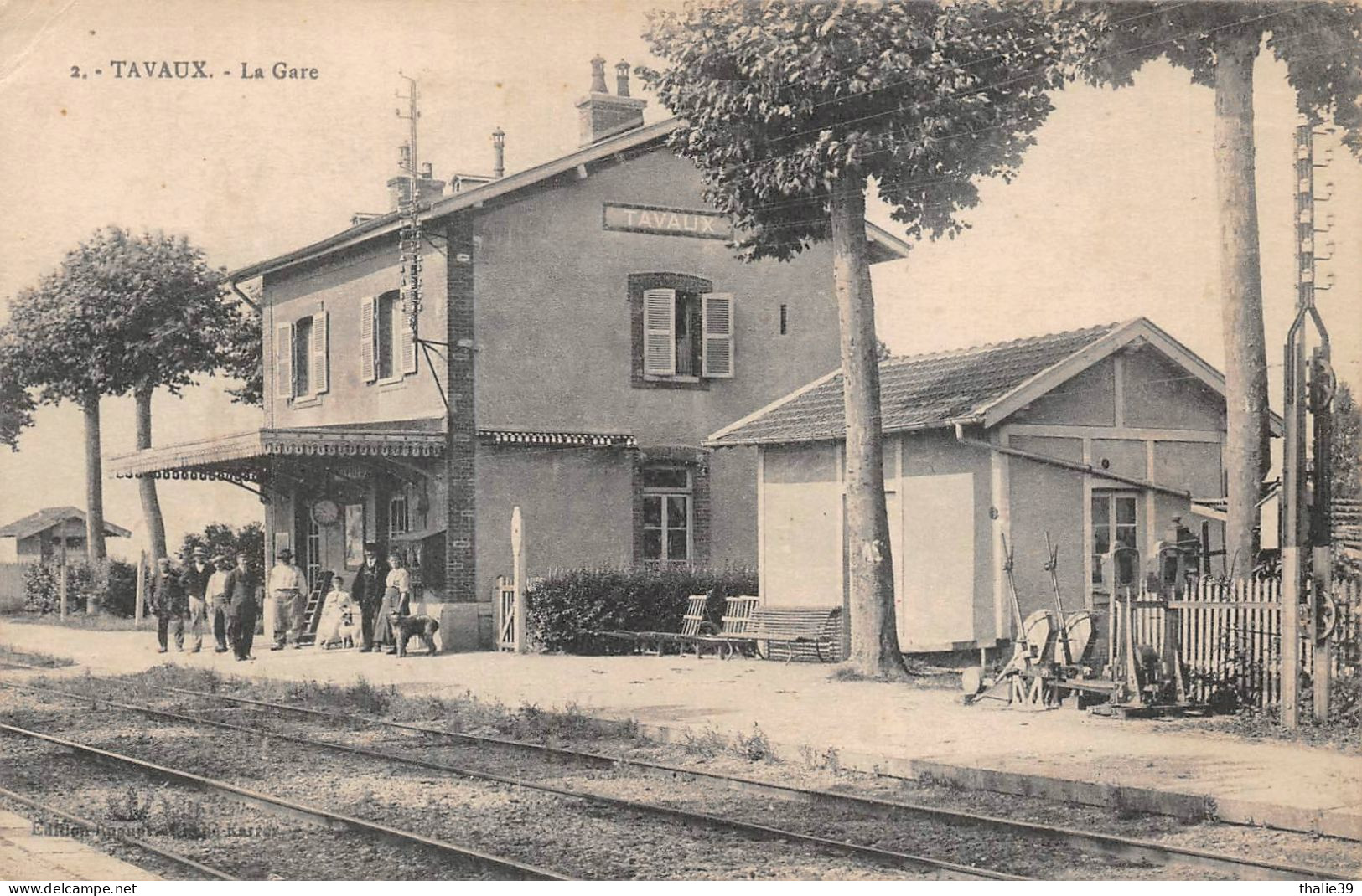 Tavaux Gare Canton Chemin Près Dole - Tavaux