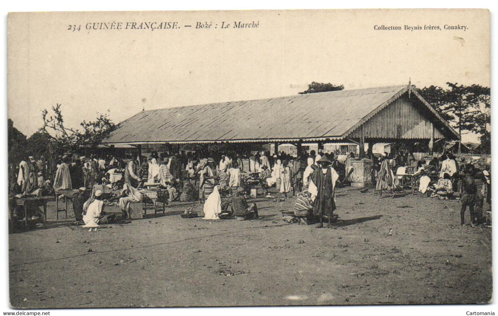 Guinée Française - Boké - Le Marché - Guinée Française