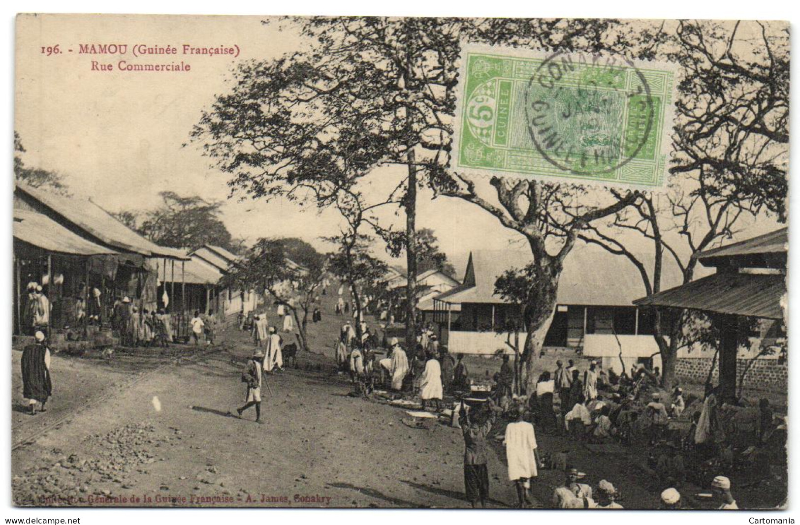 Mamou (Guinée Française) - Rue Commerciale - Guinée Française