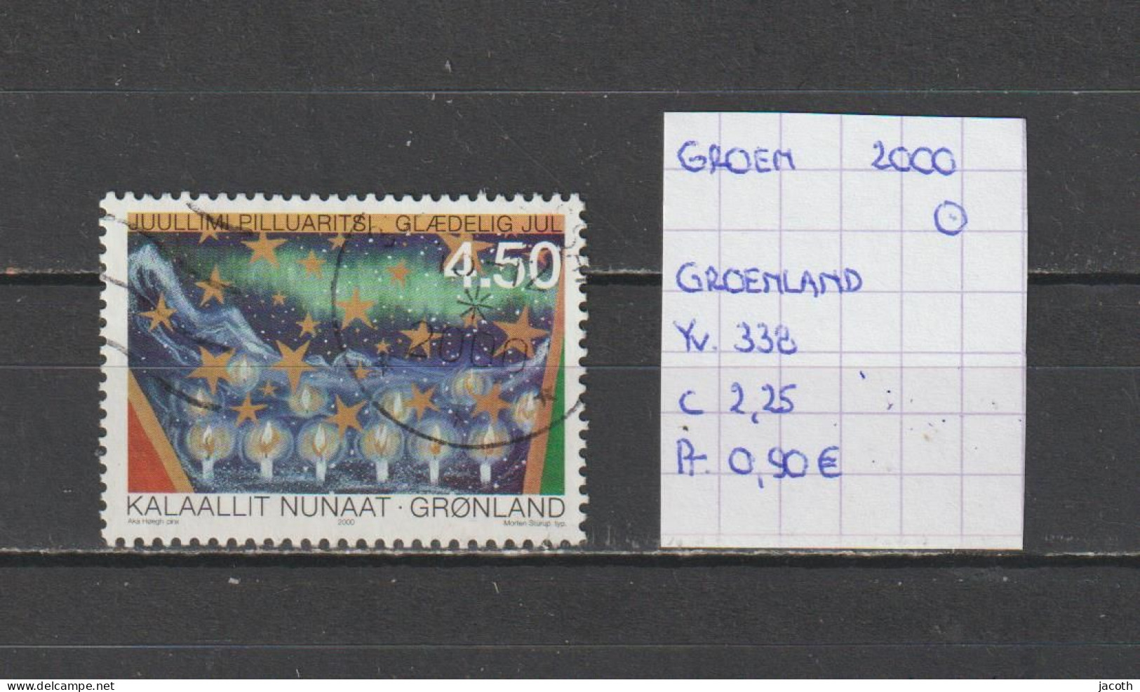 (TJ) Groenland 2000 - YT 338 (gest./obl./used) - Gebraucht