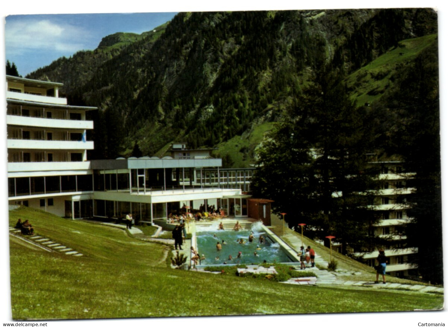 Bad Vals - Thermalschwimmbad (Wellenbad) - Mit Kurhotels - Vals