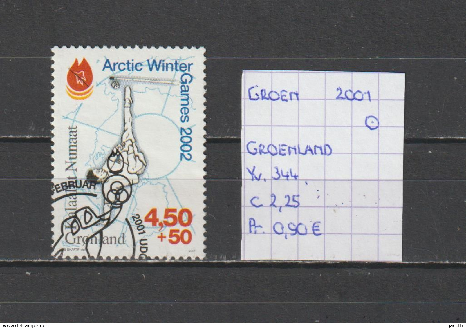 (TJ) Groenland 2001 - YT 344 (gest./obl./used) - Gebraucht