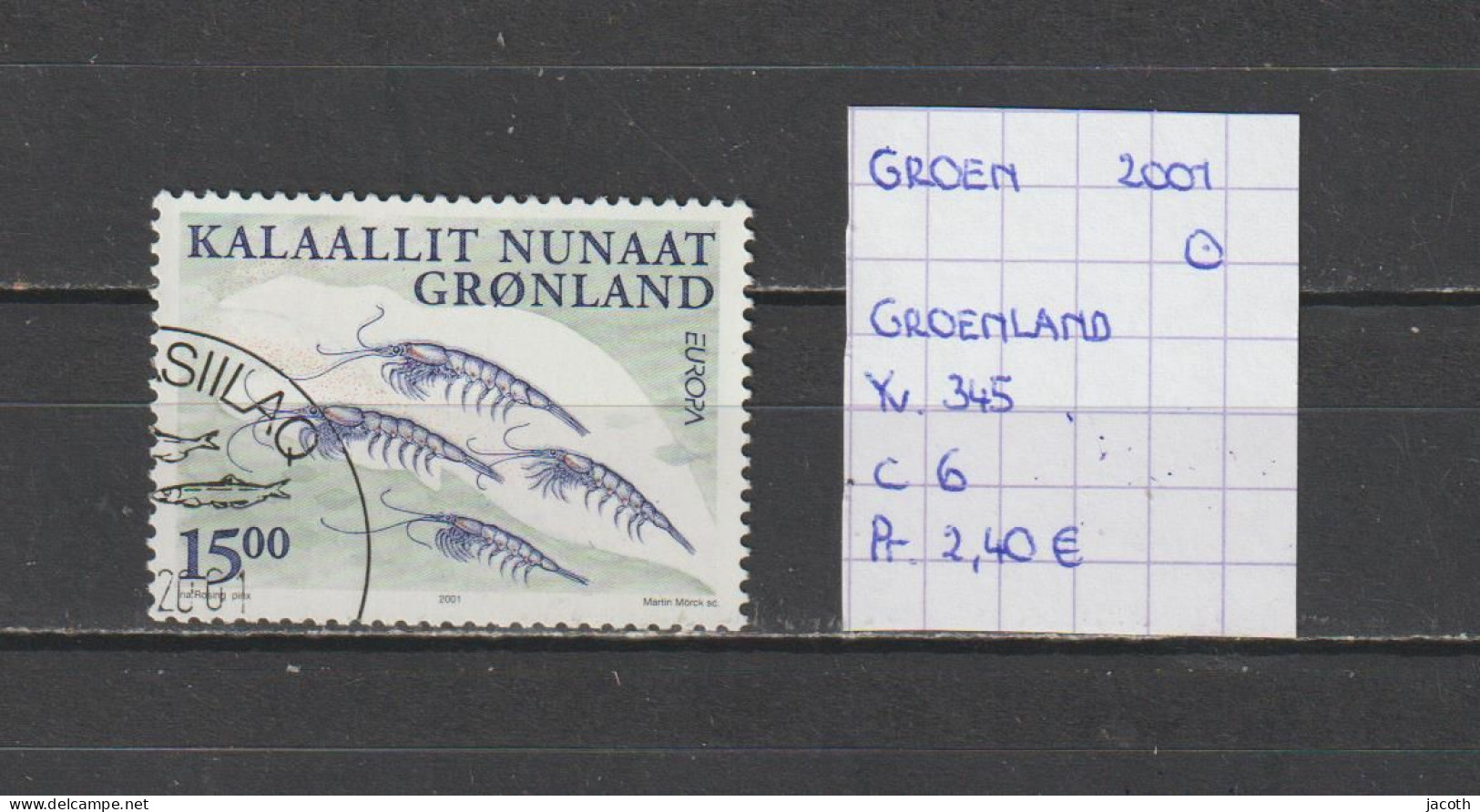 (TJ) Groenland 2001 - YT 345 (gest./obl./used) - Oblitérés