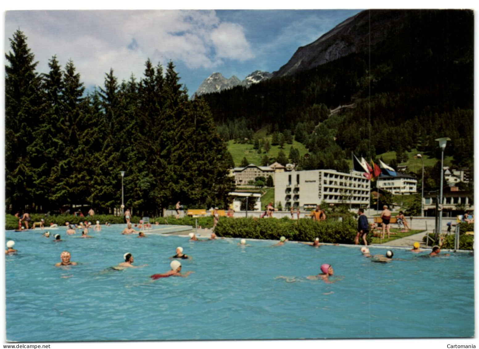 Leukerbad - Loèche Les Bains - Schwimbad Mit Majinghorn - Loèche