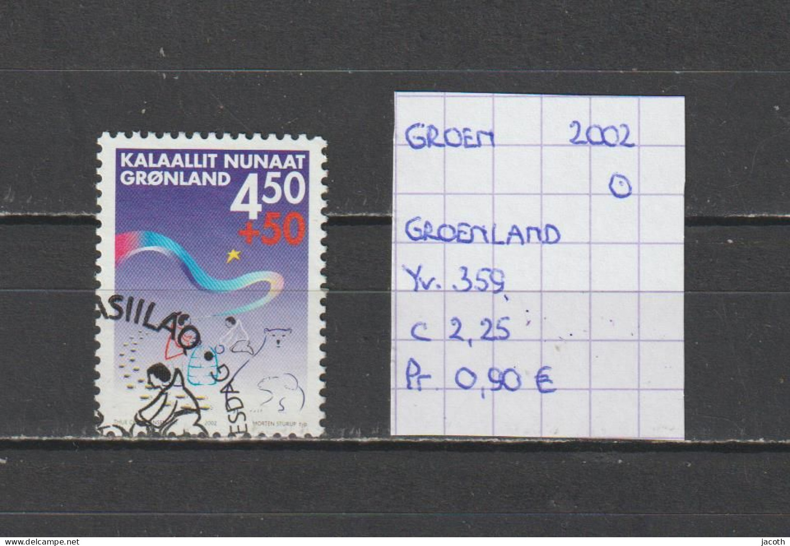 (TJ) Groenland 2002 - YT 359 (gest./obl./used) - Oblitérés