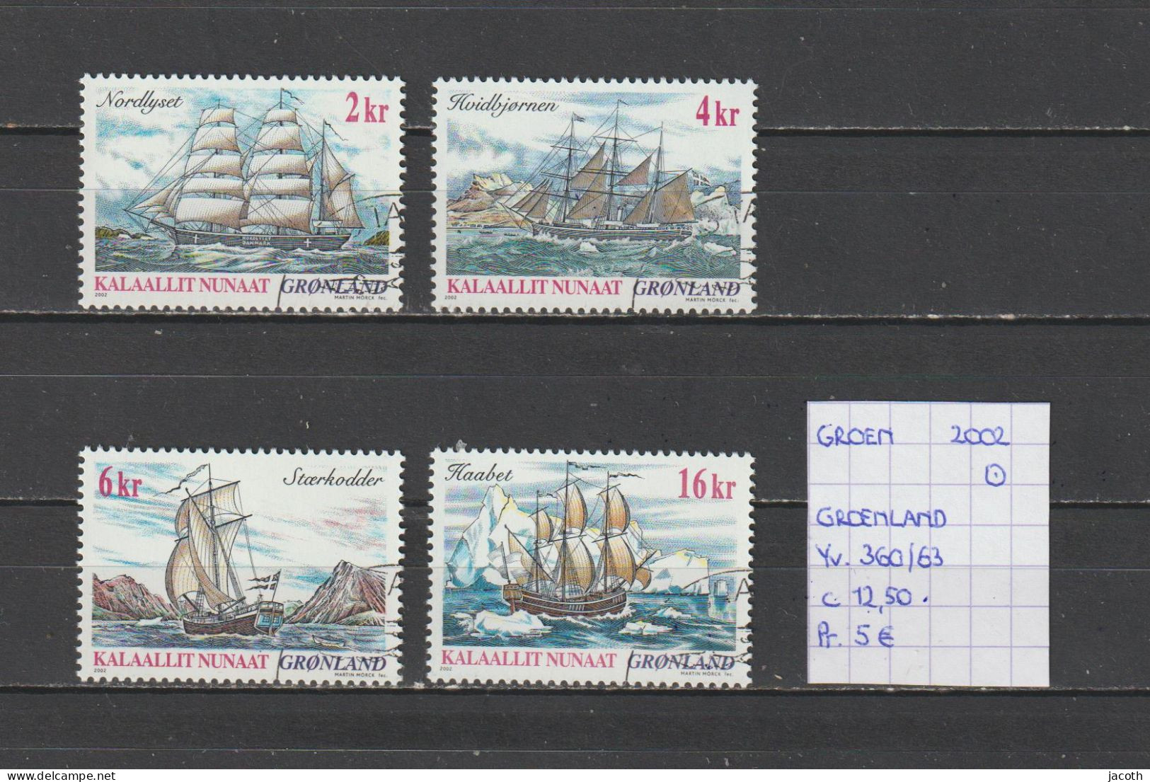 (TJ) Groenland 2002 - YT 360/63 (gest./obl./used) - Gebraucht