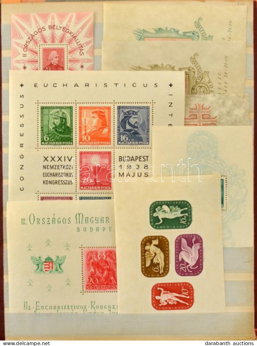 ** 1934-1988 Tartalmas Blokkgyűjtemény Sok Jó Kiadással Berakóban (1960-ig Katalógusérték 460.000 + 1960-tól Közel 200 K - Other & Unclassified