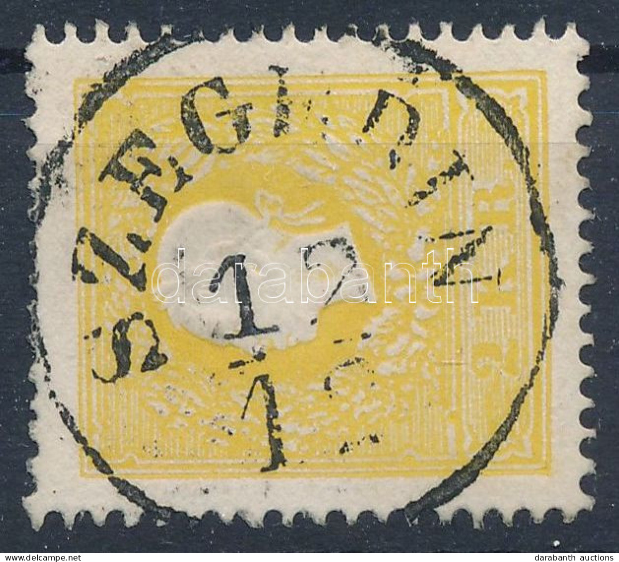 O 1858 2kr Sötétsárga Ib. Típus, Szépen Centrált Bélyeg / 2kr Dark Yellow, Type Ib., Well Centered Stamp, Centrált Luxus - Sonstige & Ohne Zuordnung