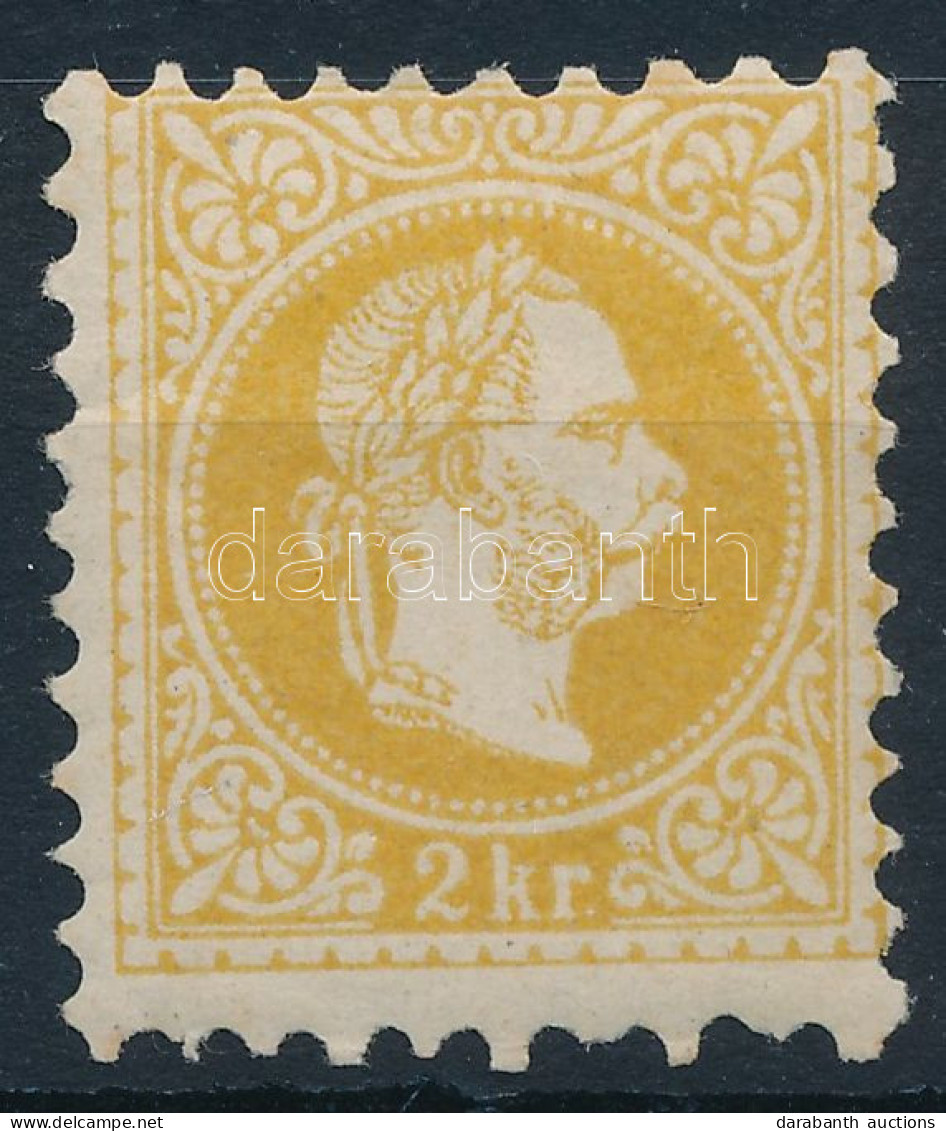 * 1867 2kr Okkersárga / Ocher Yellow (ANK EUR 240,-) - Other & Unclassified