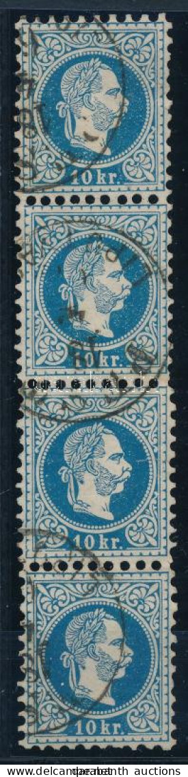 O 1867 10kr Négyescsík "PEST / LIPÓTVÁ(ROS)" - Sonstige & Ohne Zuordnung