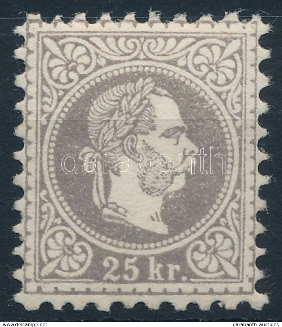 * 1867 25kr Parányi Falc / Small Hinge - Other & Unclassified
