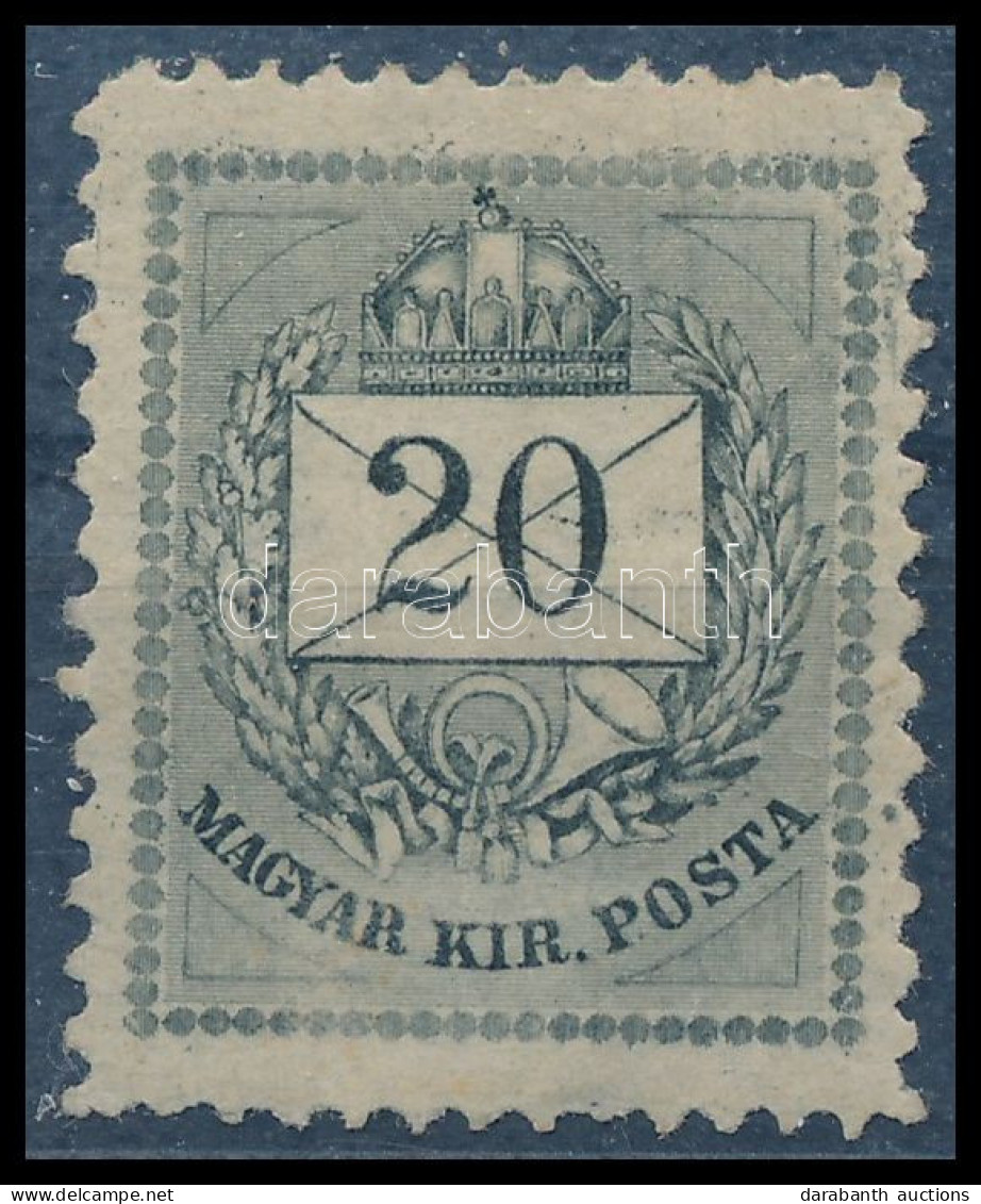 * 1881 20kr I. Vízjellel 13 (tűfogazás) : 11 1/2 Tompa Fogazásos, Ritkaság, A Magyar Katalógus Nem árazza Használatlanul - Autres & Non Classés