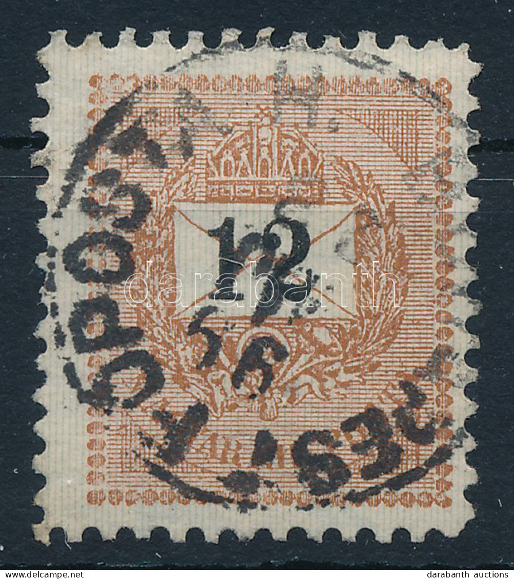 O 1898 12kr 11 1/2 Fogazással / Mi 47 X Perforation 11 1/2. Certificate: Glatz - Other & Unclassified