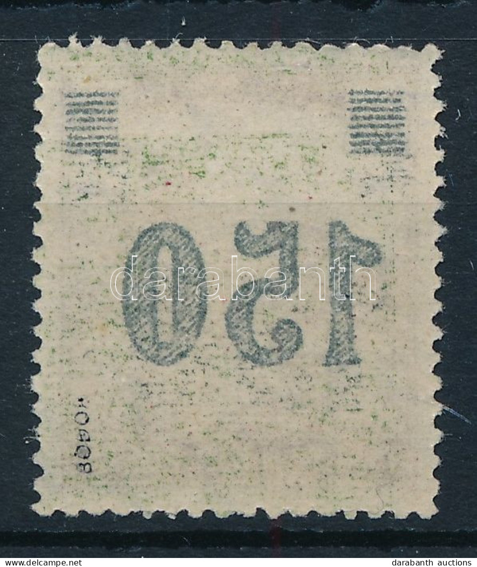 ** Temesvár 1919 Arató 150f/3f Gépszínátnyomattal / Machine Offset. Signed: Bodor - Other & Unclassified