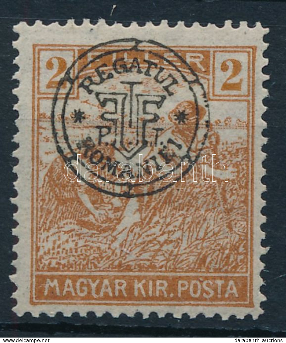 * Nagyvárad 1919 Arató 2f Elcsúszott Felülnyomással / Shifted Overprint. Signed: Bodor - Otros & Sin Clasificación