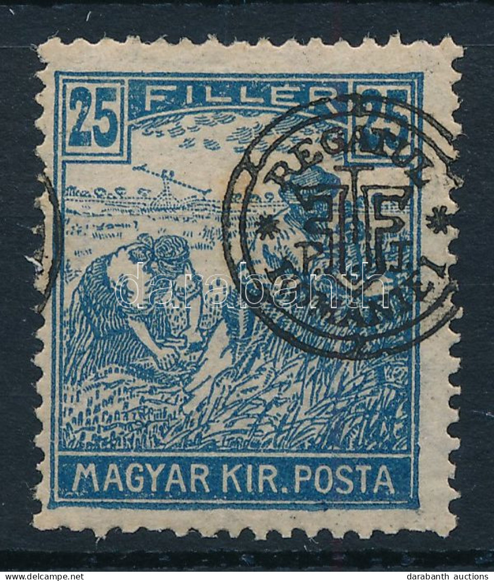 ** Nagyvárad 1919 Arató 25f Elcsúszott Felülnyomással / Shifted Overprint. Signed: Bodor (rozsda / Stain) - Other & Unclassified