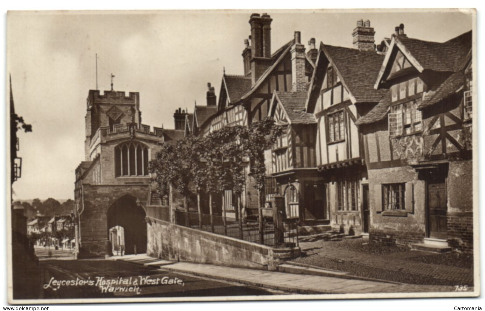 Warwick - Leycester's Hospital & West Gate - Warwick