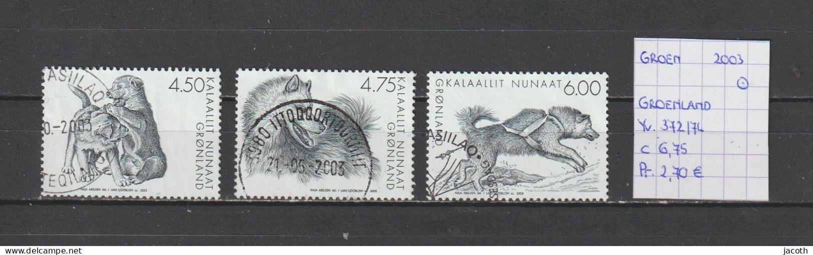 (TJ) Groenland 2003 - YT 372/74 (gest./obl./used) - Usados