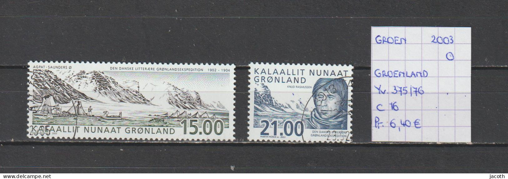 (TJ) Groenland 2003 - YT 375/76 (gest./obl./used) - Gebraucht
