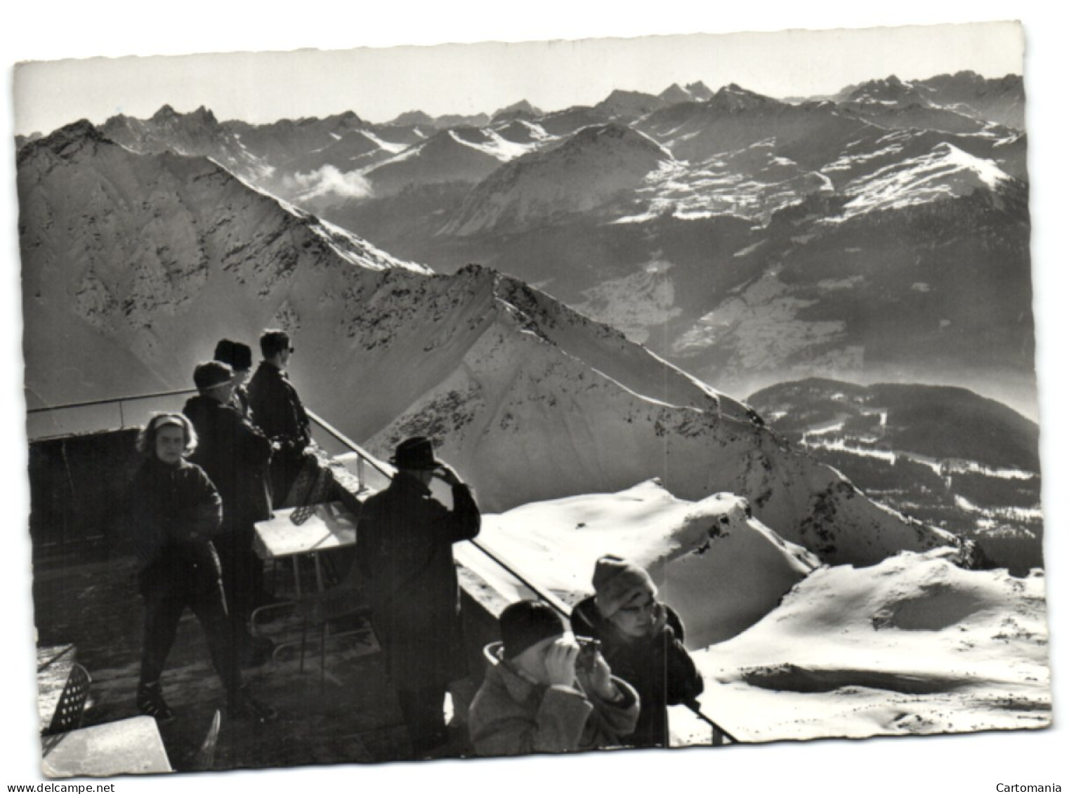 Lenzerheide-Valbella - Rothhornbahn - Blick Vom Bergrestaurant ü. M. Nach Süden - Lantsch/Lenz