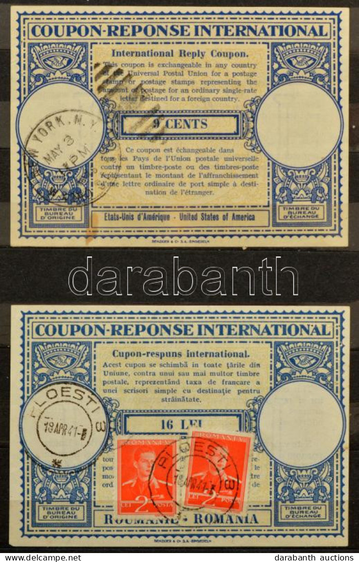 21 UPU Nemzetközi Válaszdíjszelvény Közepes Berakóban, Közte 4 Db Magyar / 21 UPU International Reply Coupons 1912-1993 - Autres & Non Classés