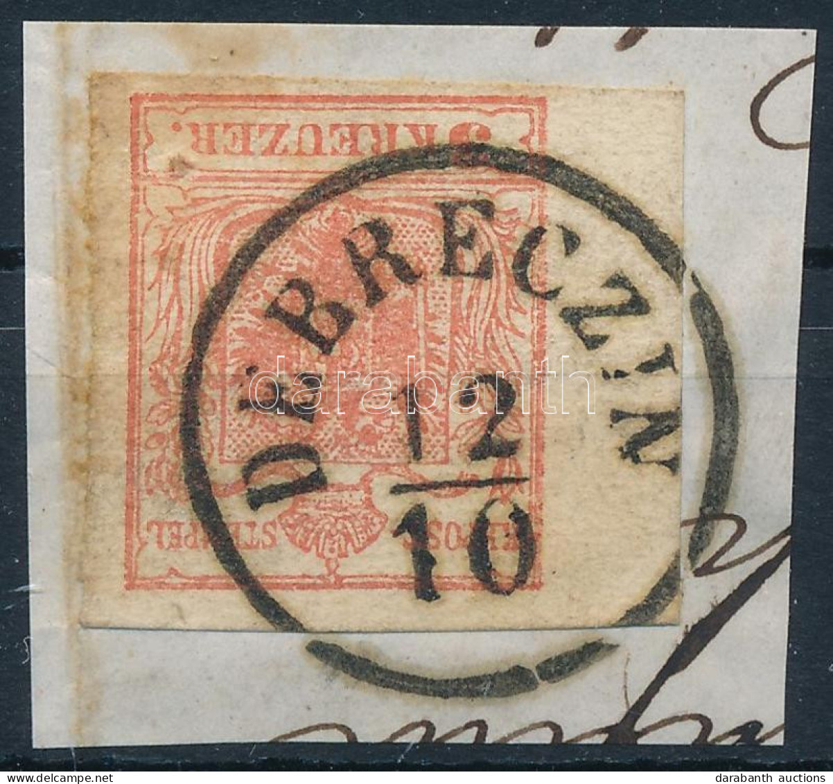 1850 3kr Bélyeg Extra Nagy ívszéllel / With Large Margin "DEBRECZIN" - Otros & Sin Clasificación