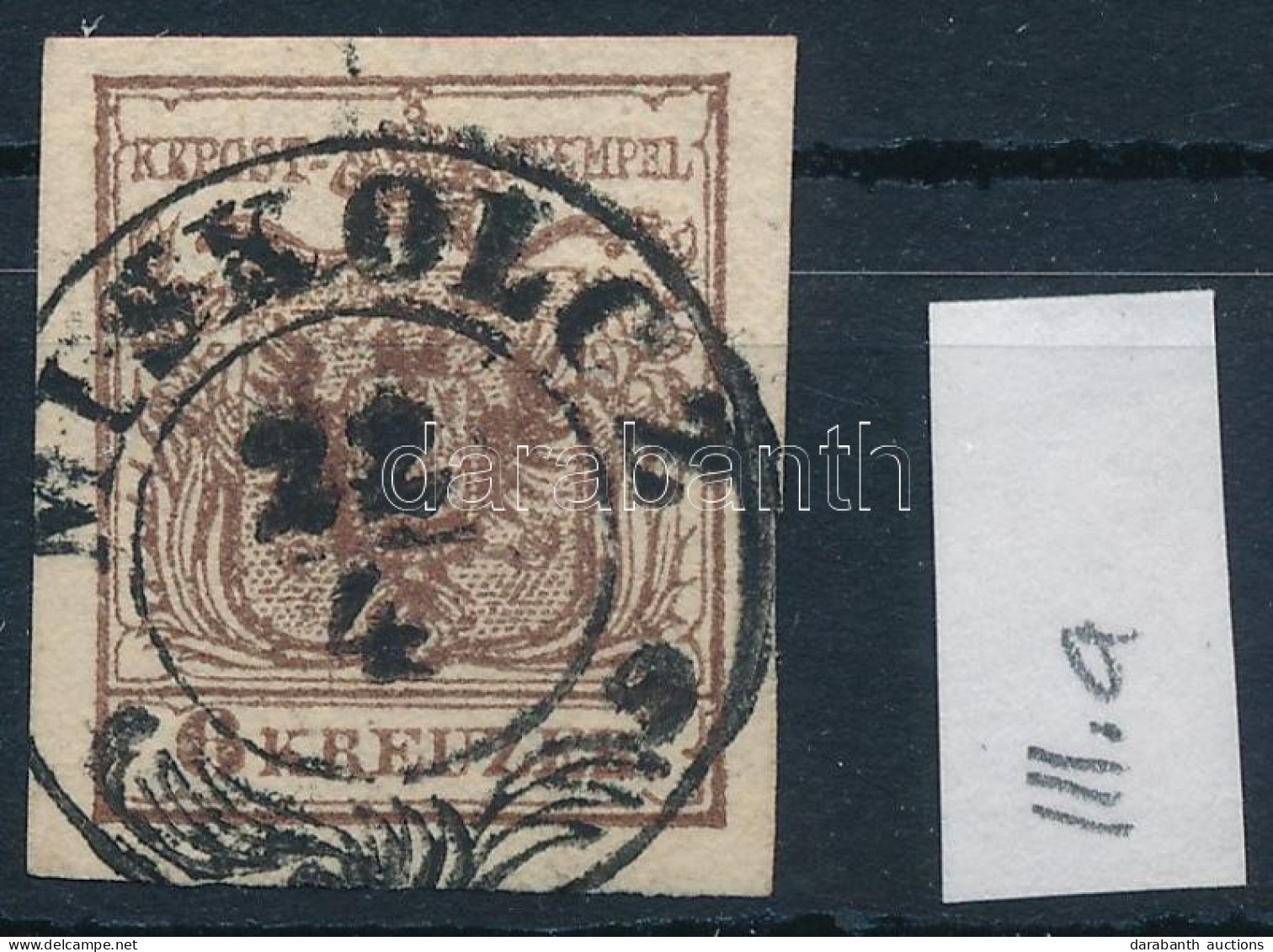 O 1850 6kr Type H IIIa. "MISKOLCZ" - Altri & Non Classificati