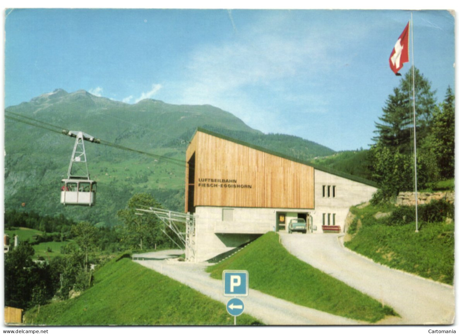 Fiesch (Wallis) -  Luftseilbahn Eggishorn - Fiesch