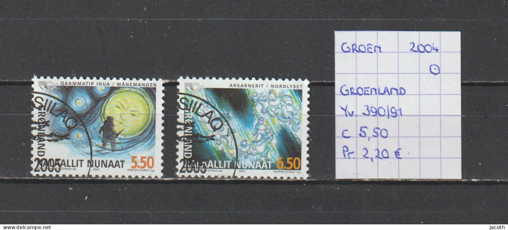 (TJ) Groenland 2004 - YT 390/91 (gest./obl./used) - Oblitérés