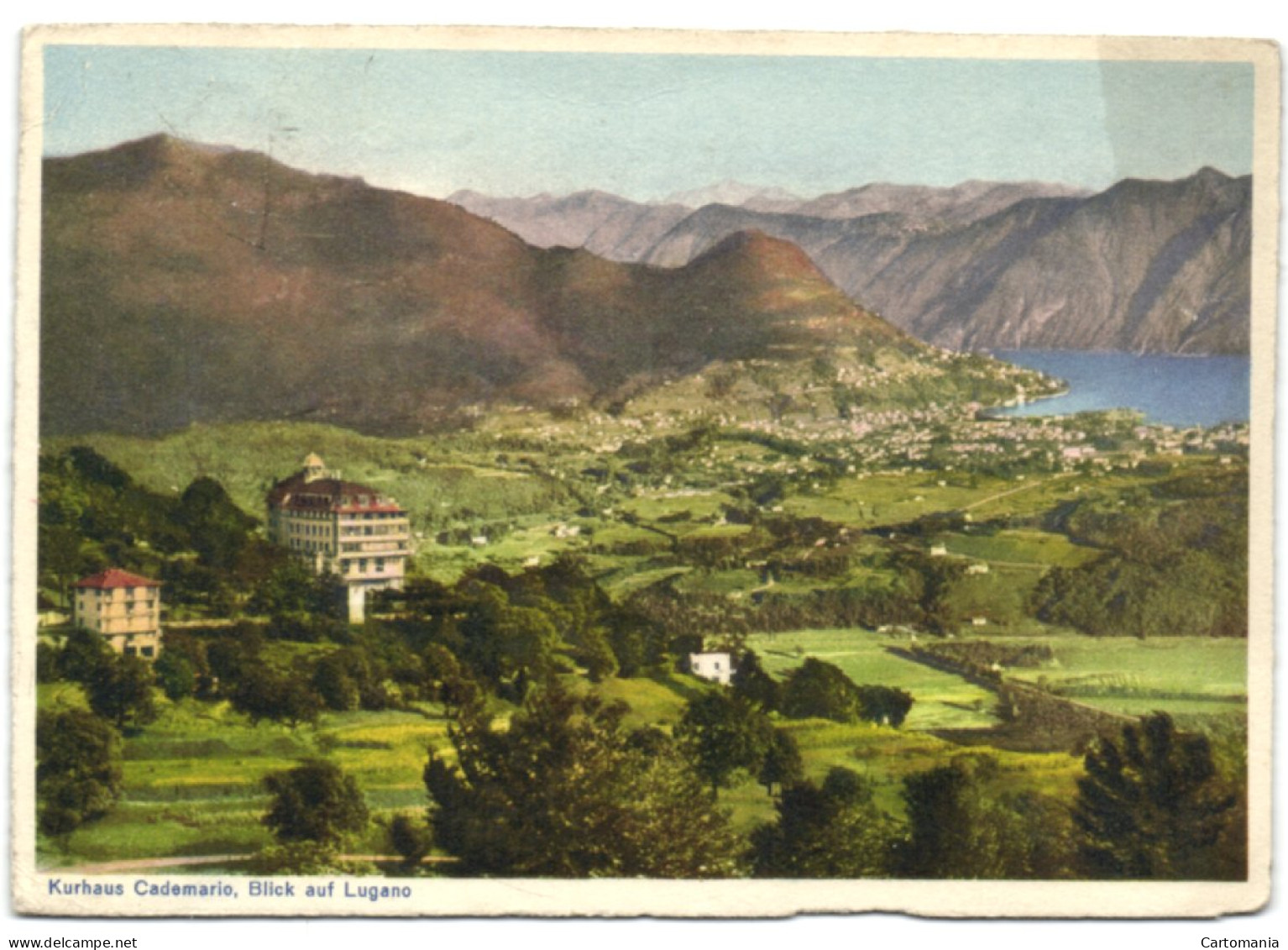 Kurhaus Cademario - Blick Auf Lugano - Cademario